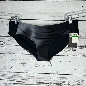 Nike NWT Size XL Black & Gray Tie Dye - Mesh Side Bathing Suit Brief Swim Bottom